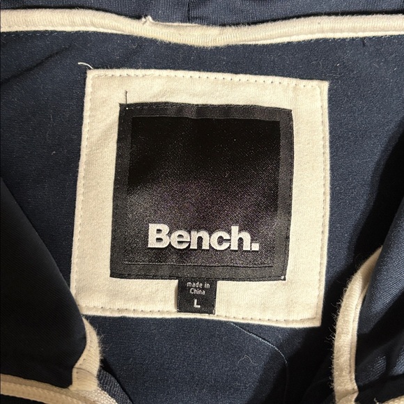 Bench Dark Blue Zip Up Hooded Jacket - Picture 5 of 10